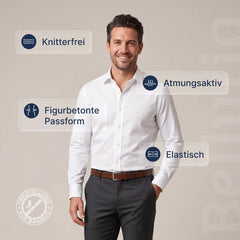 Bügelfreies Slim Fit Hemd